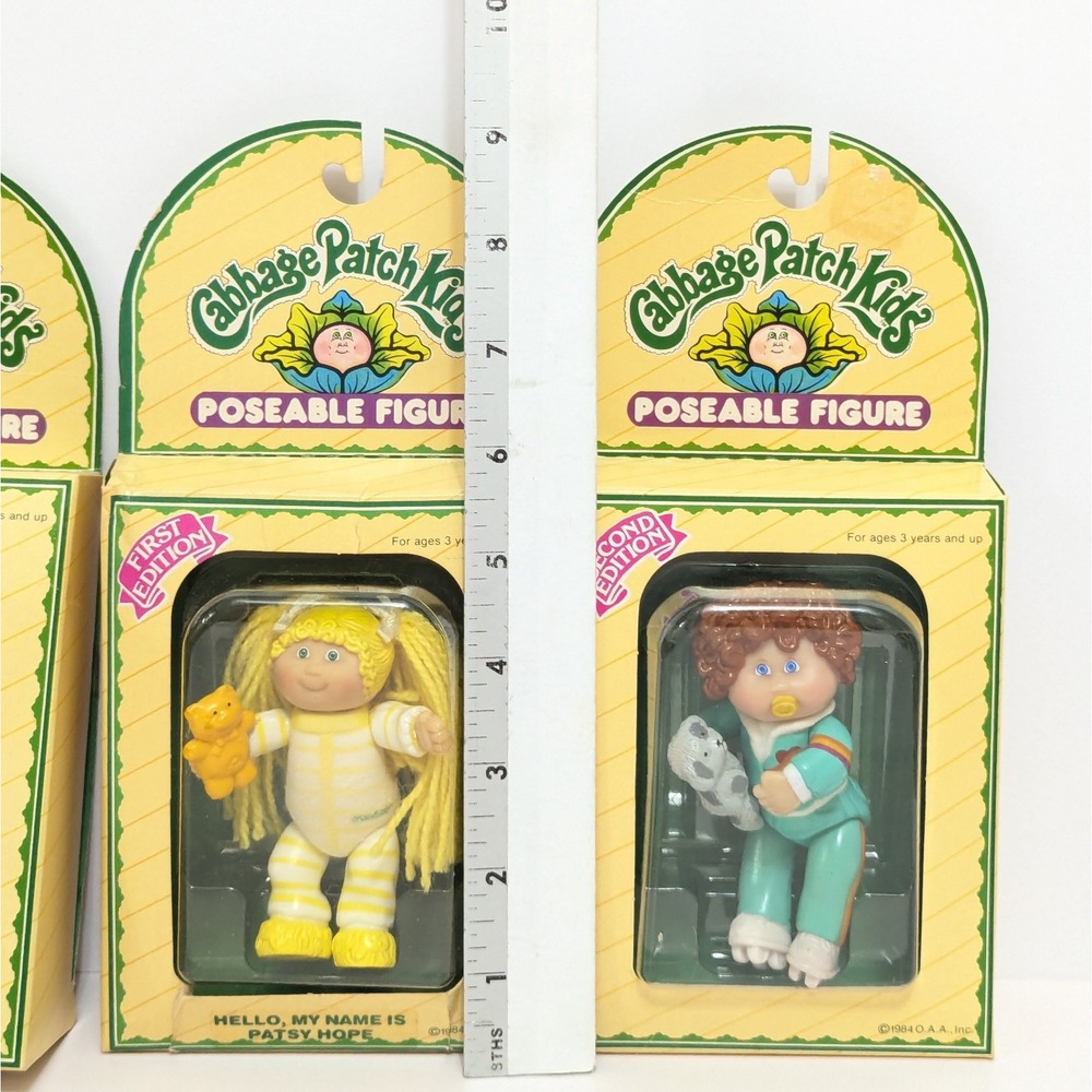 Lot Of 3 Cabbage Patch Kids Poseable Figures 1984 Vintage Original Boxes - Picture 12 of 12